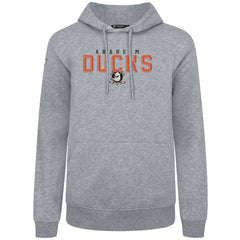 Anaheim Ducks Levelwear Podium Carve Pullover Hoodie - Gray - NHL