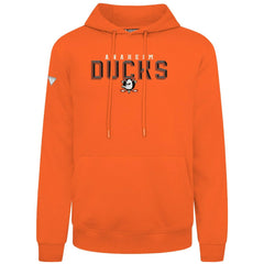 Anaheim Ducks Levelwear Podium Carve Pullover Hoodie - Orange - NHL