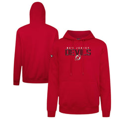 New Jersey Devils Levelwear Podium Carve Pullover Hoodie - Red - NHL