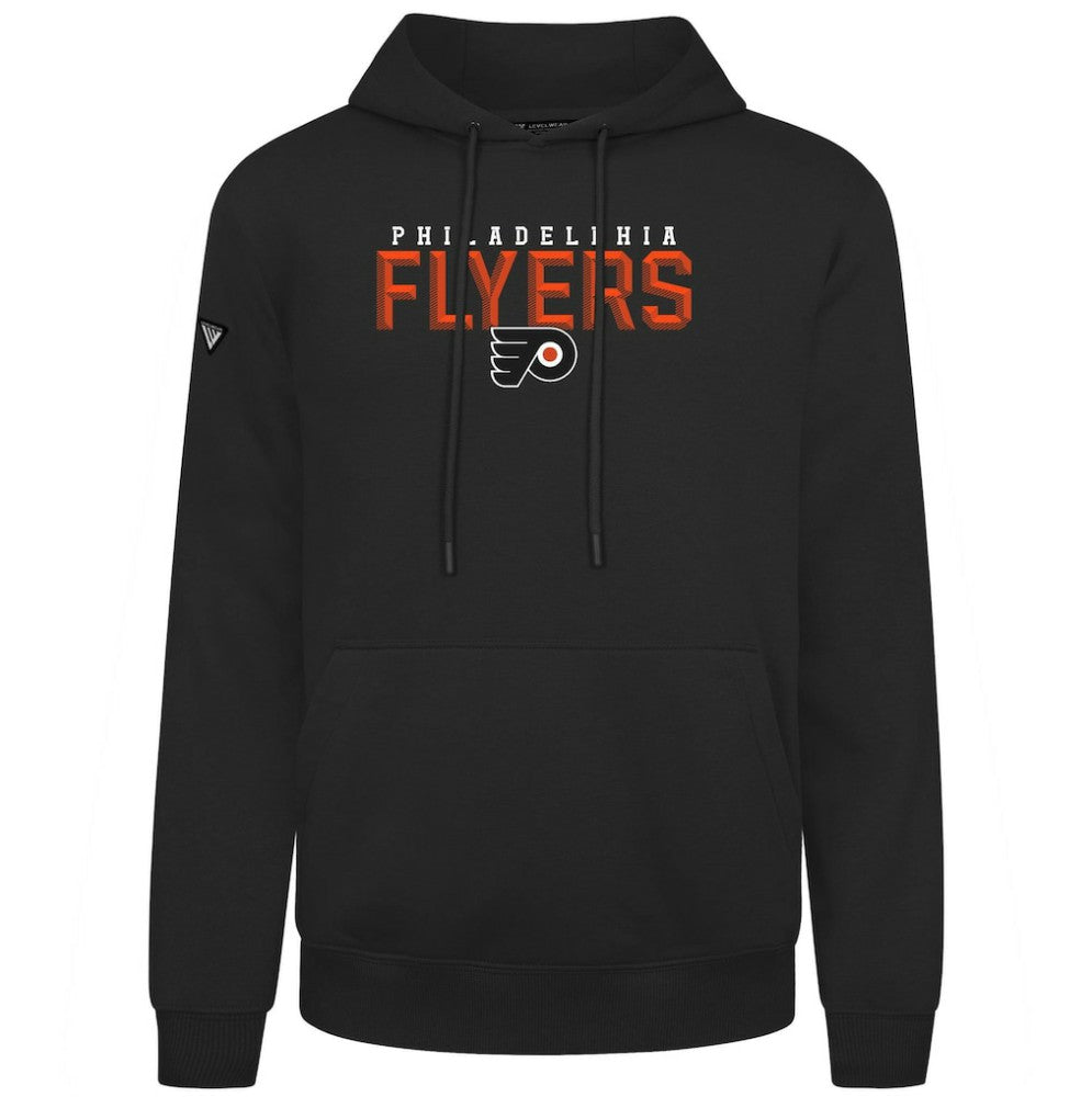 Philadelphia Flyers Levelwear Podium Carve Pullover Hoodie - Black - NHL