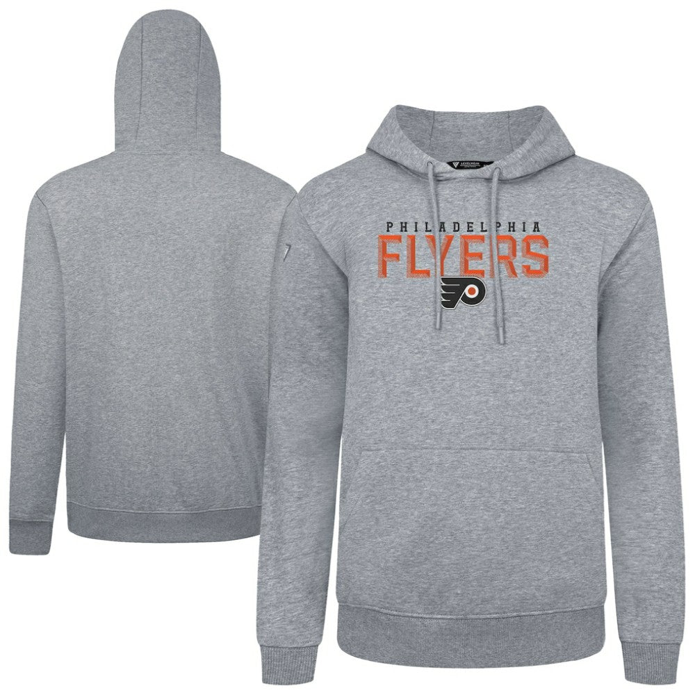 Philadelphia Flyers Levelwear Podium Carve Pullover Hoodie - Gray - NHL