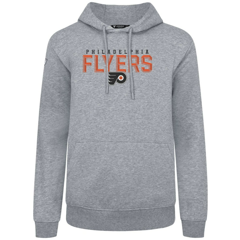 Philadelphia Flyers Levelwear Podium Carve Pullover Hoodie - Gray - NHL