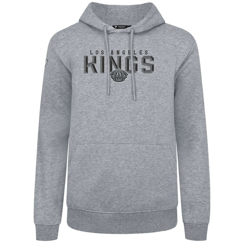 Los Angeles Kings Levelwear Podium Carve Pullover Hoodie - Gray - NHL