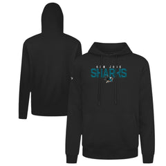 San Jose Sharks Levelwear Podium Carve Pullover Hoodie - Black - NHL