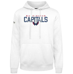 Washington Capitals Levelwear Podium Carve Pullover Hoodie - White - NHL