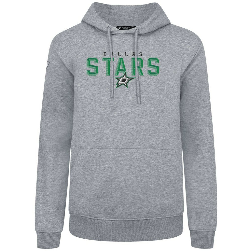 Dallas Stars Levelwear Podium Carve Pullover Hoodie - Gray - NHL