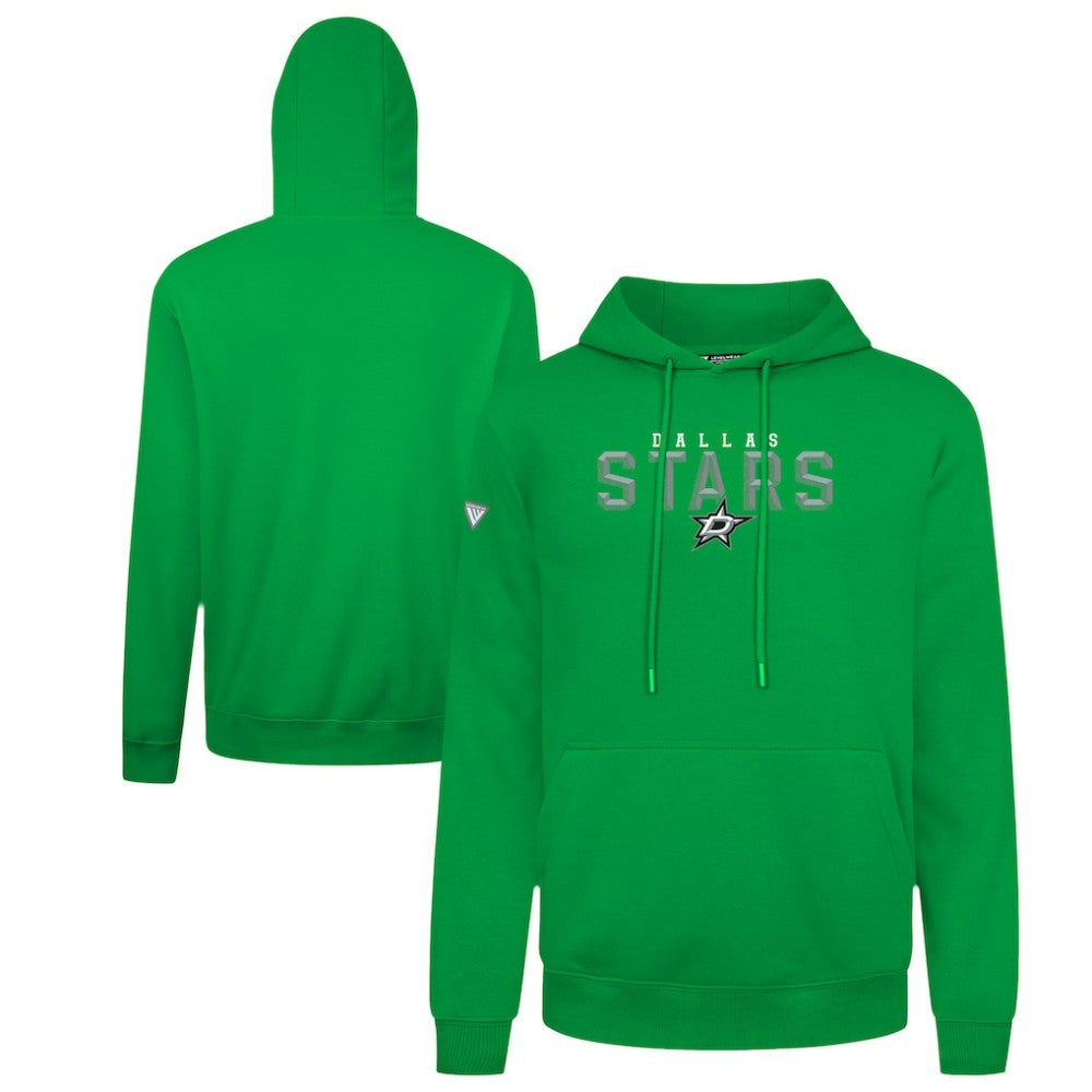 Dallas Stars Levelwear Podium Carve Pullover Hoodie - Green - NHL