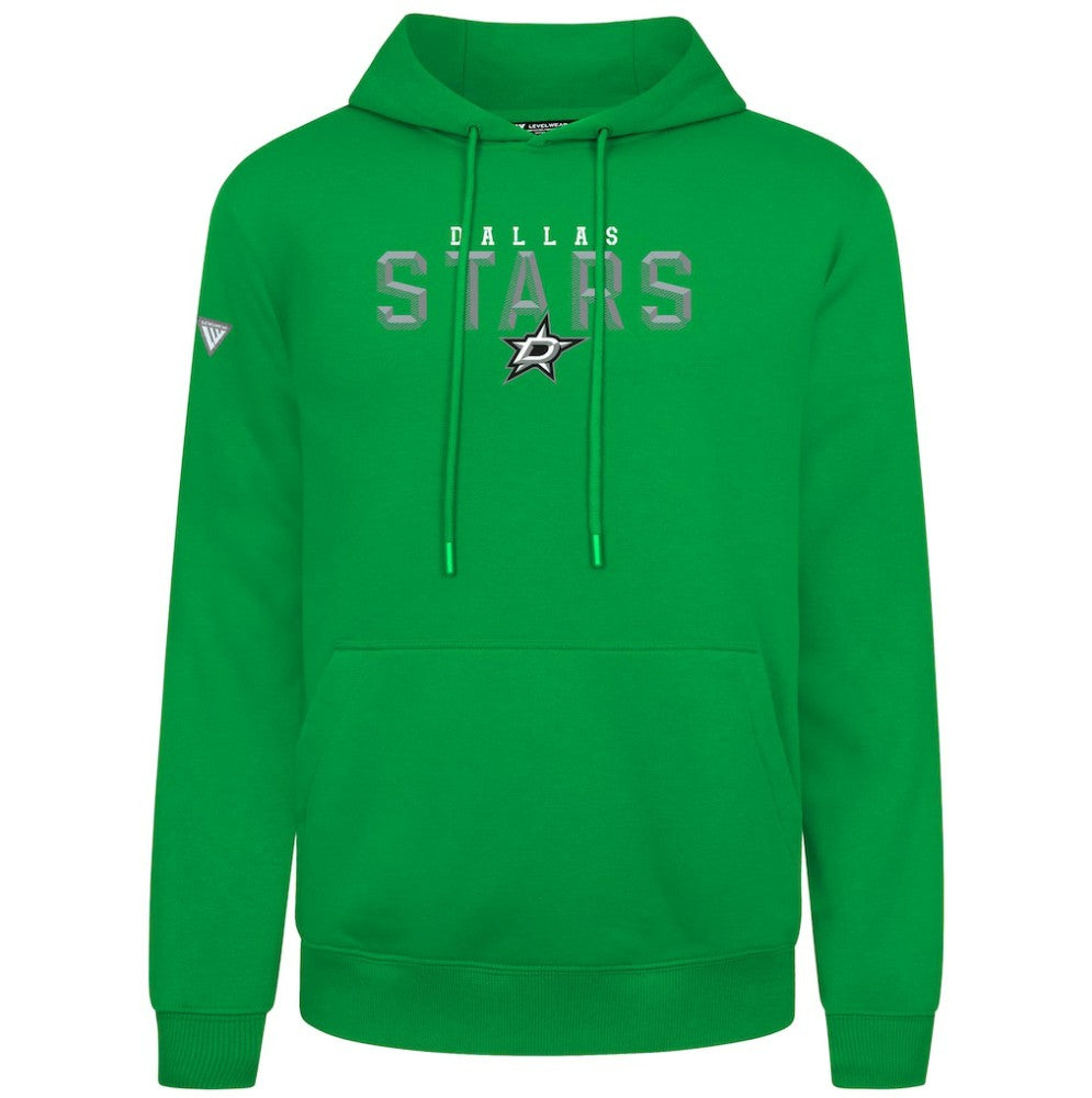Dallas Stars Levelwear Podium Carve Pullover Hoodie - Green - NHL