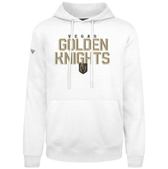 Vegas Golden Knights Levelwear Podium Carve Pullover Hoodie - White - NHL