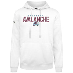 Colorado Avalanche Levelwear Podium Carve Pullover Hoodie - White - NHL