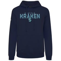 Seattle Kraken Levelwear Podium Carve Pullover Hoodie - Navy - NHL
