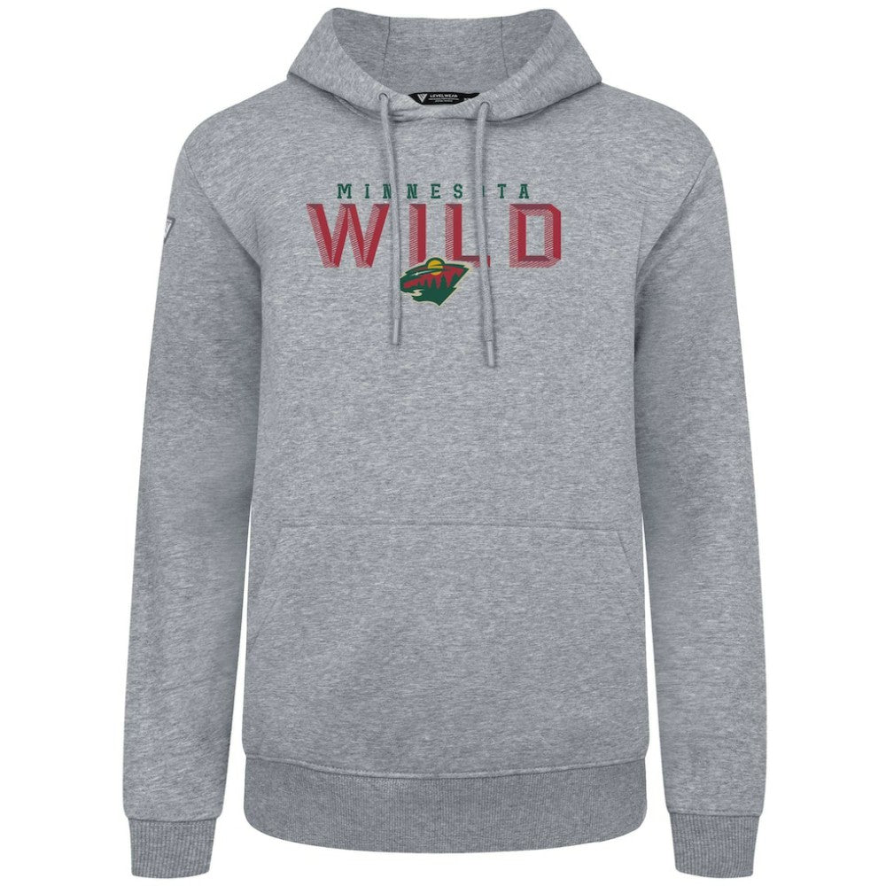 Minnesota Wild Levelwear Podium Carve Pullover Hoodie - Gray - NHL