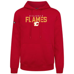 Calgary Flames Levelwear Podium Carve Pullover Hoodie - Red - NHL