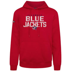 Columbus Blue Jackets Levelwear Podium Carve Pullover Hoodie - Red - NHL
