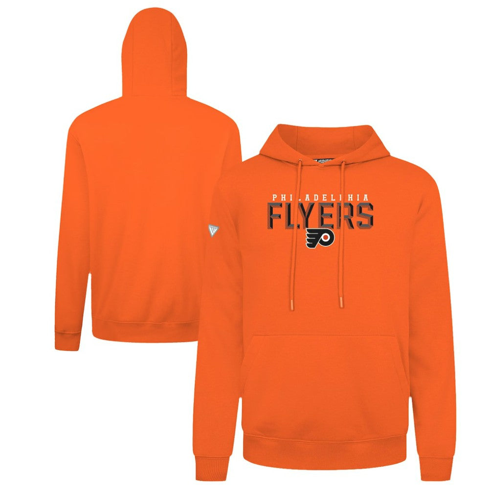 Philadelphia Flyers Levelwear Podium Carve Pullover Hoodie - Orange - NHL