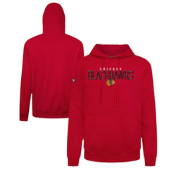 Chicago Blackhawks Levelwear Podium Carve Pullover Hoodie - Red - NHL