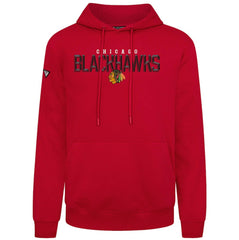 Chicago Blackhawks Levelwear Podium Carve Pullover Hoodie - Red - NHL