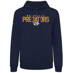 Nashville Predators Levelwear Podium Carve Pullover Hoodie - Navy - NHL