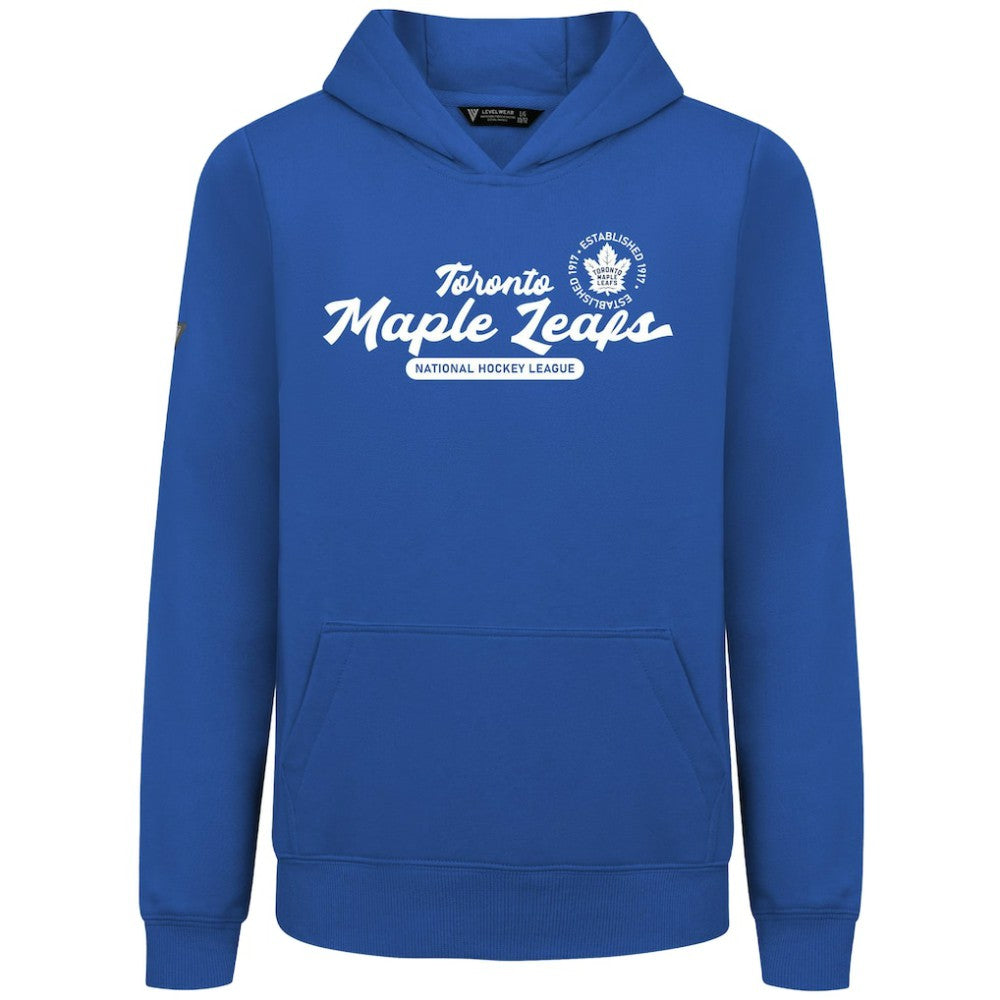 Toronto Maple Leafs Levelwear Youth Podium Monument Pullover Hoodie - Royal - NHL