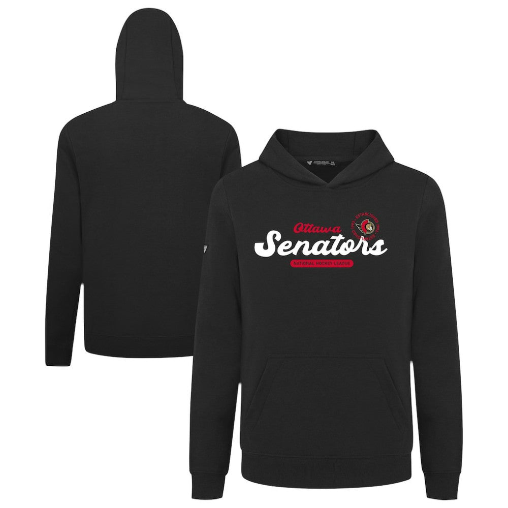 Ottawa Senators Levelwear Youth Podium Monument Pullover Hoodie - Black - NHL