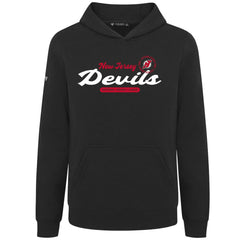 New Jersey Devils Levelwear Youth Podium Monument Pullover Hoodie - Black - NHL
