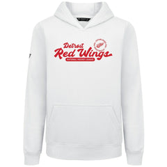 Detroit Red Wings Levelwear Youth Podium Monument Pullover Hoodie - White - NHL