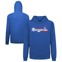 New York Rangers Levelwear Youth Podium Monument Pullover Hoodie - Royal - NHL