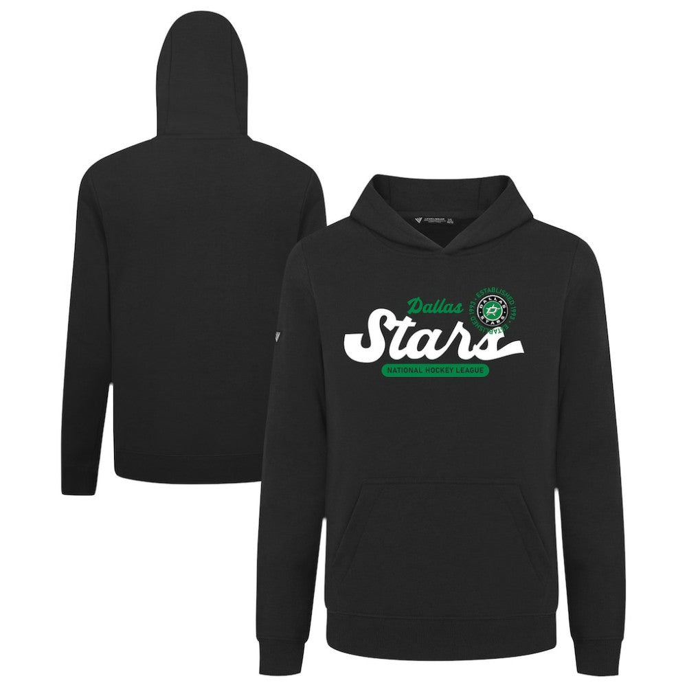 Dallas Stars Levelwear Youth Podium Monument Pullover Hoodie - Black - NHL