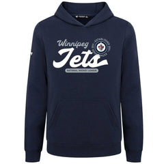 Winnipeg Jets Levelwear Youth Podium Monument Pullover Hoodie - Navy - NHL
