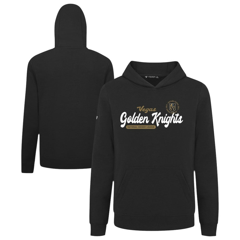 Vegas Golden Knights Levelwear Youth Podium Monument Pullover Hoodie - Black - NHL