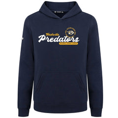 Nashville Predators Levelwear Youth Podium Monument Pullover Hoodie - Navy - NHL