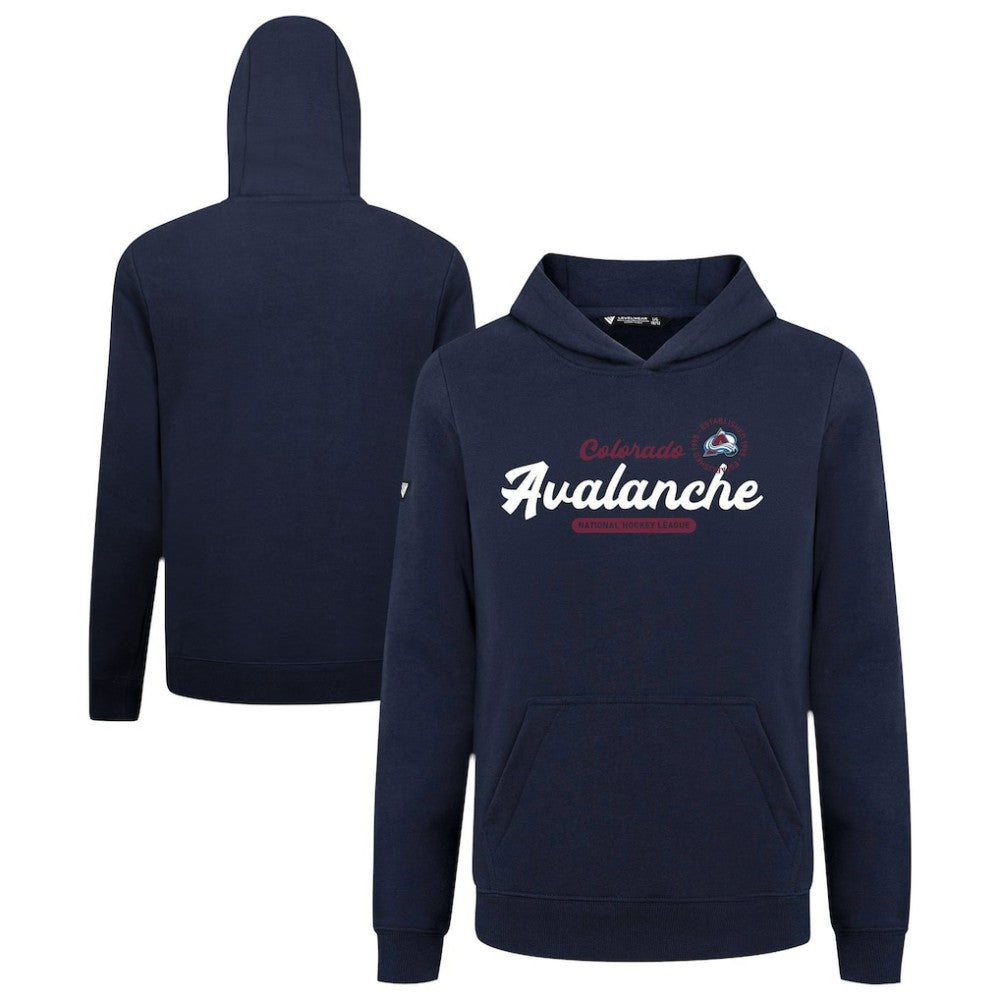 Colorado Avalanche Levelwear Youth Podium Monument Pullover Hoodie - Navy - NHL