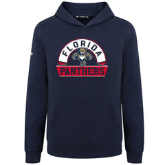 Florida Panthers Levelwear Youth Podium Banner Arch Pullover Hoodie - Navy - NHL