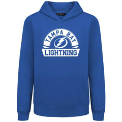 Tampa Bay Lightning Levelwear Youth Podium Banner Arch Pullover Hoodie - Royal - NHL
