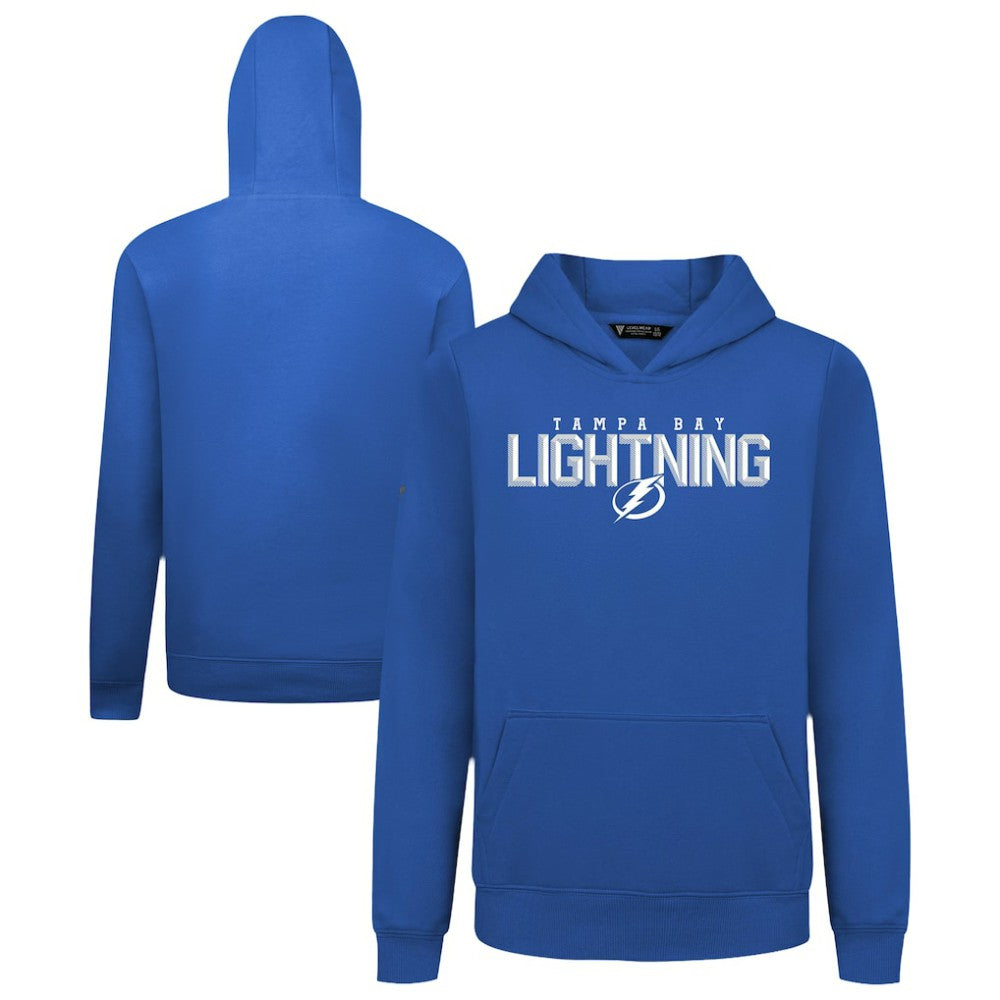 Tampa Bay Lightning Levelwear Youth Podium Carve Pullover Hoodie - Royal - NHL