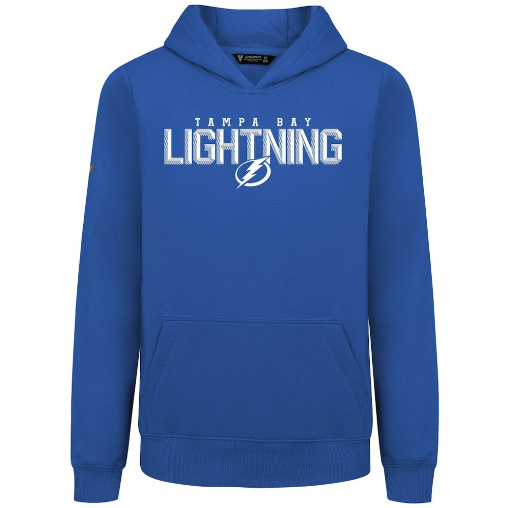 Tampa Bay Lightning Levelwear Youth Podium Carve Pullover Hoodie - Royal - NHL