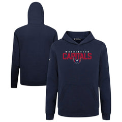 Washington Capitals Levelwear Youth Podium Carve Pullover Hoodie - Navy - NHL