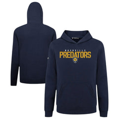 Nashville Predators Levelwear Youth Podium Carve Pullover Hoodie - Navy - NHL