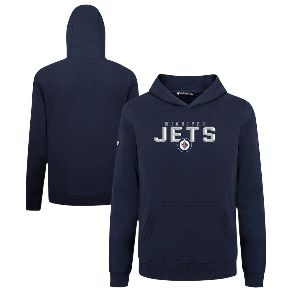 Winnipeg Jets Levelwear Youth Podium Carve Pullover Hoodie - Navy - NHL