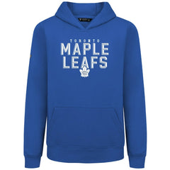 Toronto Maple Leafs Levelwear Youth Podium Carve Pullover Hoodie - Royal - NHL