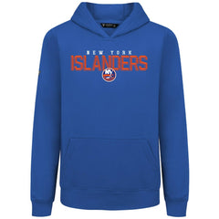 New York Islanders Levelwear Youth Podium Carve Pullover Hoodie - Royal - NHL