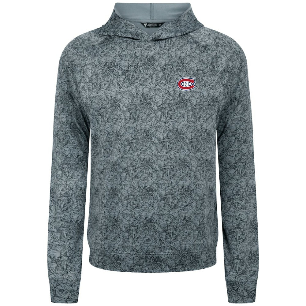 Montreal Canadiens Levelwear Albatross Raglan Pullover Hoodie - Gray - NHL
