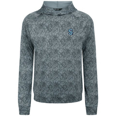Seattle Kraken Levelwear Albatross Raglan Pullover Hoodie - Gray - NHL