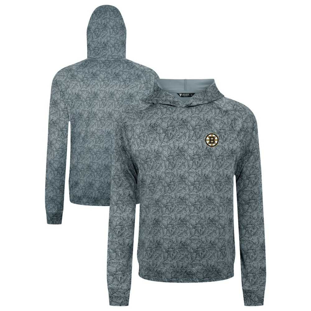 Boston Bruins Levelwear Albatross Raglan Pullover Hoodie - Gray - NHL