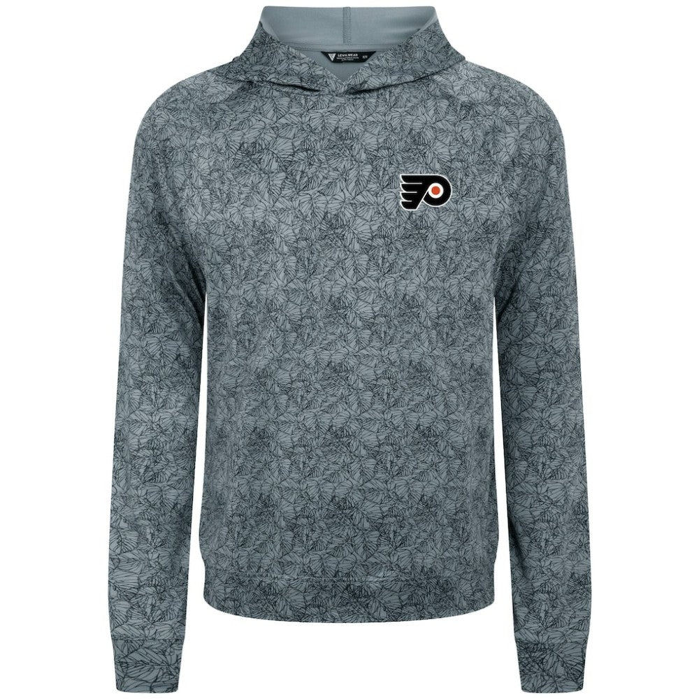 Philadelphia Flyers Levelwear Albatross Raglan Pullover Hoodie - Gray - NHL