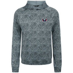 Washington Capitals Levelwear Albatross Raglan Pullover Hoodie - Gray - NHL