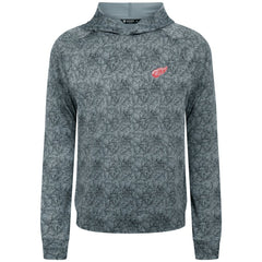 Detroit Red Wings Levelwear Albatross Raglan Pullover Hoodie - Gray - NHL