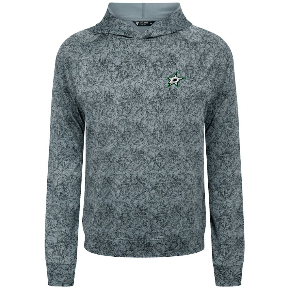 Dallas Stars Levelwear Albatross Raglan Pullover Hoodie - Gray - NHL