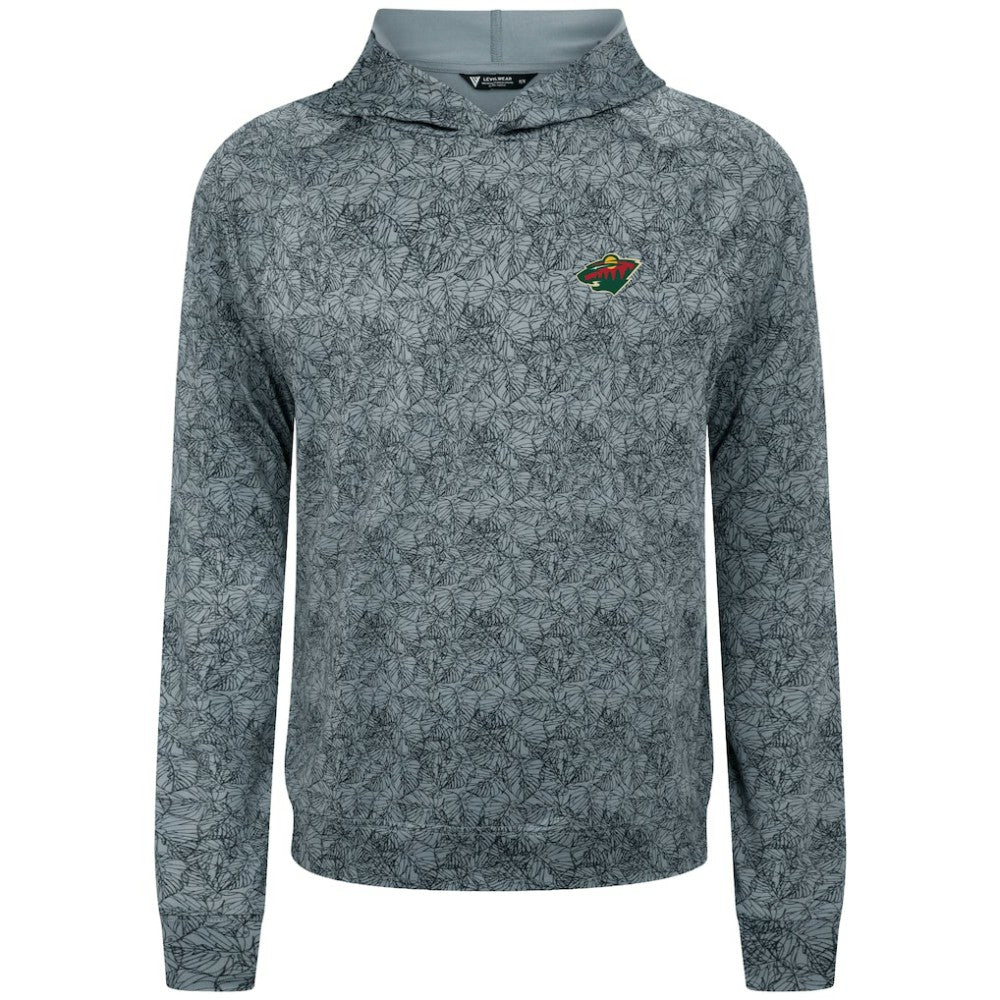Minnesota Wild Levelwear Albatross Raglan Pullover Hoodie - Gray - NHL