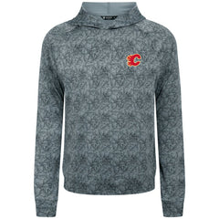 Calgary Flames Levelwear Albatross Raglan Pullover Hoodie - Gray - NHL